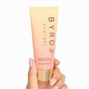 BYROE New York Peach Purifying Clay Mask - Pink and Gold